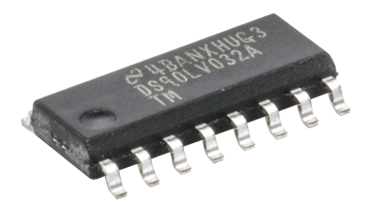 Texas Instruments DS90LV032ATM/NOPB, LVDS Receiver Quad LVTTL, 16-Pin SOIC