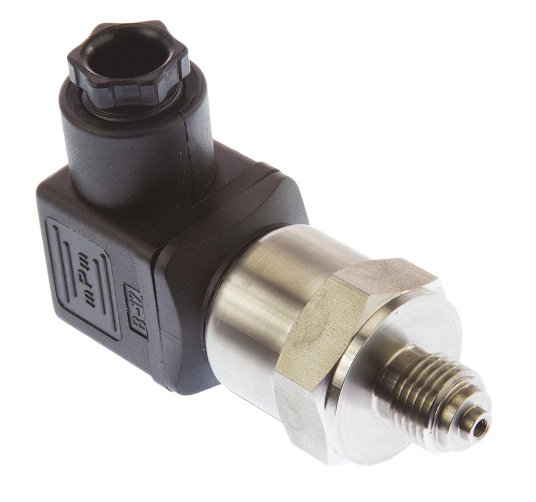 Jumo Pressure Sensor, 0bar Min, 16bar Max, Relative Reading