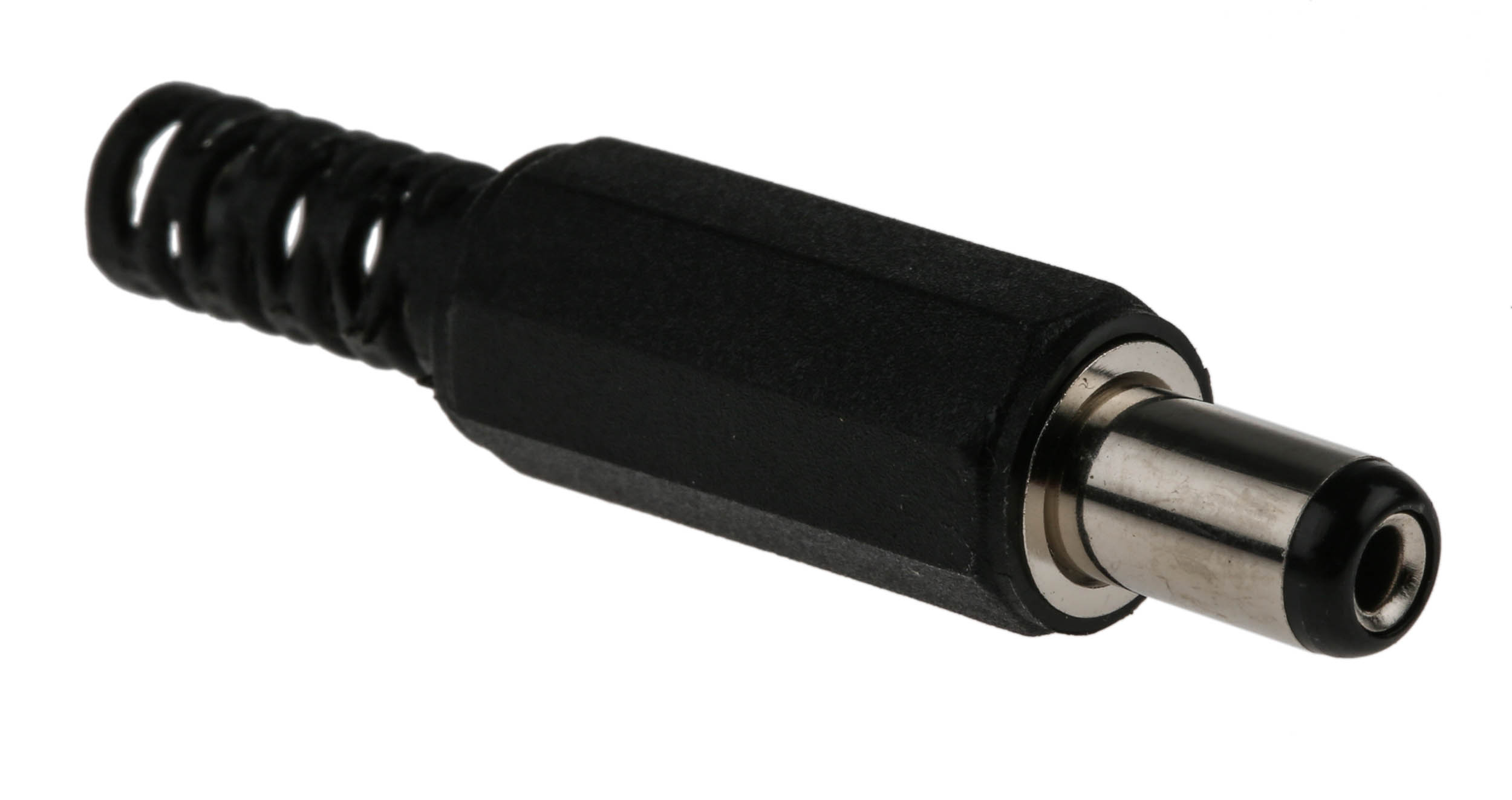 RS PRO DC Plug Rated At 1.0A, 12.0 V, Cable Mount, length 44.0mm, Nickel