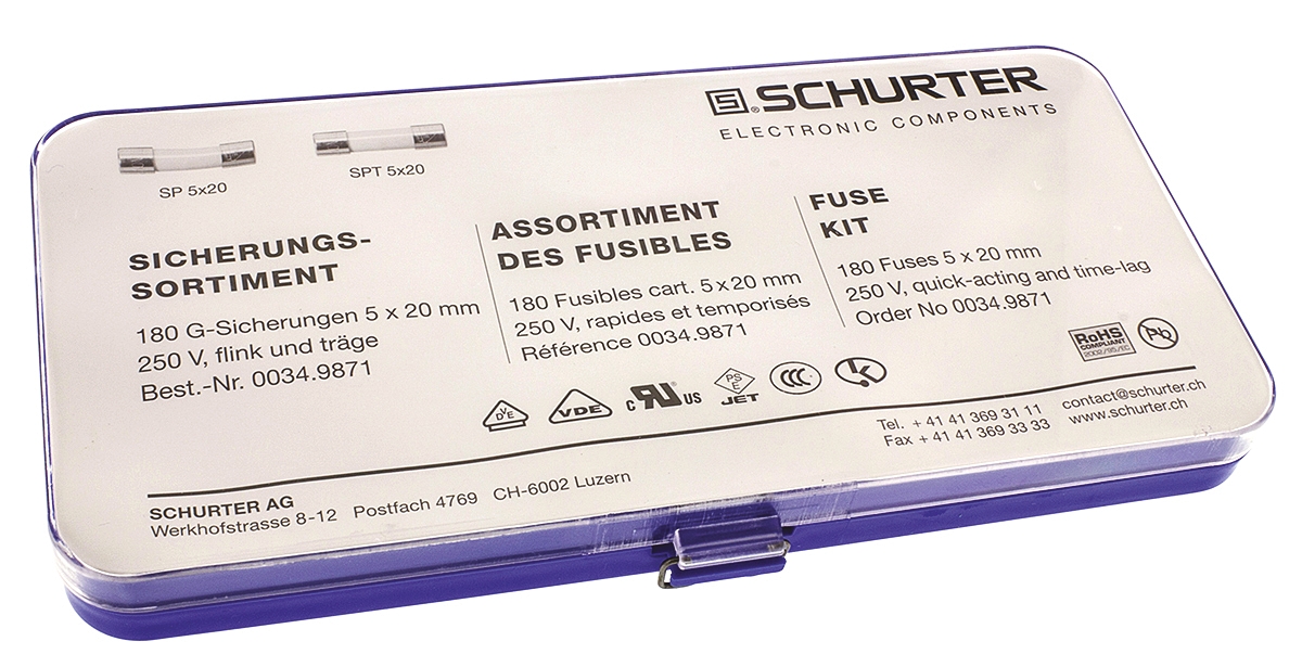 Schurter Non-Resettable Fuse Kit