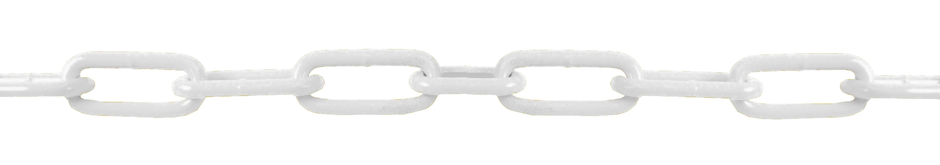 RS PRO White Steel Chain Barrier