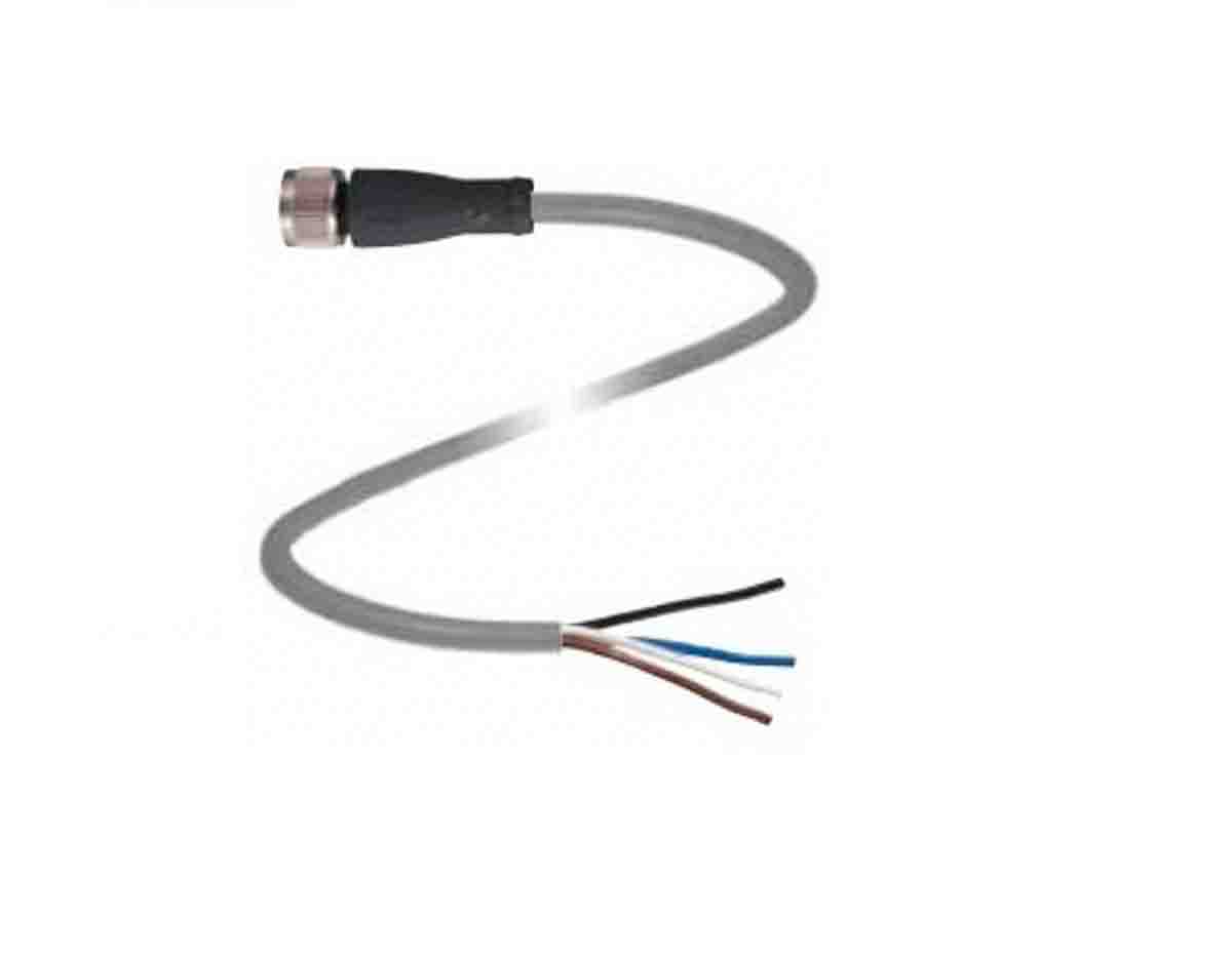 Pepperl + Fuchs Female 4 way M12 to Free End Sensor Actuator Cable, 10 m