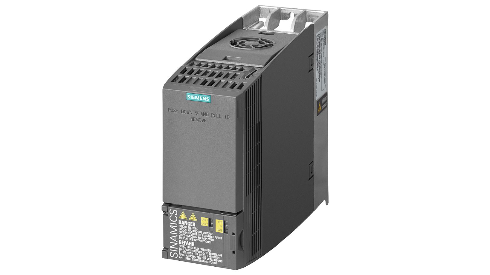 Siemens Inverter Drive, 3 kW, 3 Phase, SINAMICS G120C Series 480 V 11.2 A