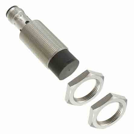 Omron Inductive Threaded Barrel Proximity Sensor, M18, 16 mm Detection, NPN NO, 10 → 30 V dc