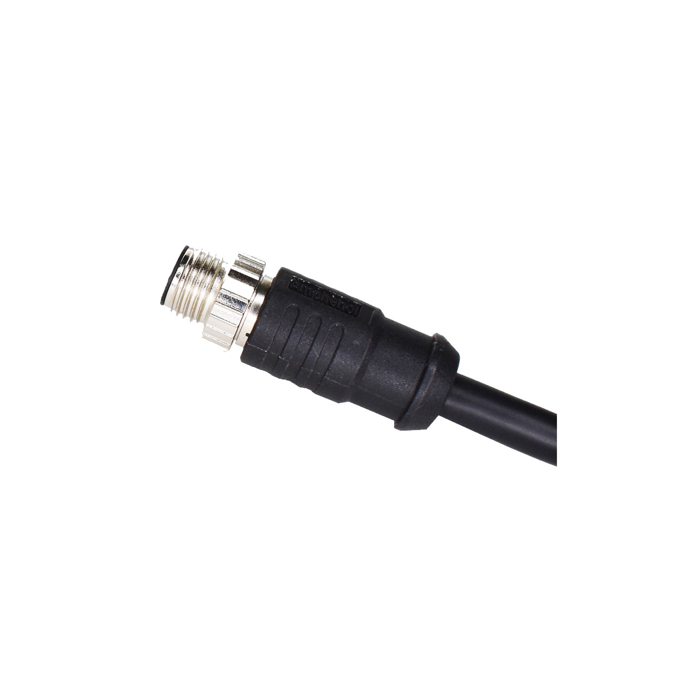 Amphenol Industrial Circular Connector, 3 Contacts, M8 Connector, Plug, Male, IP67