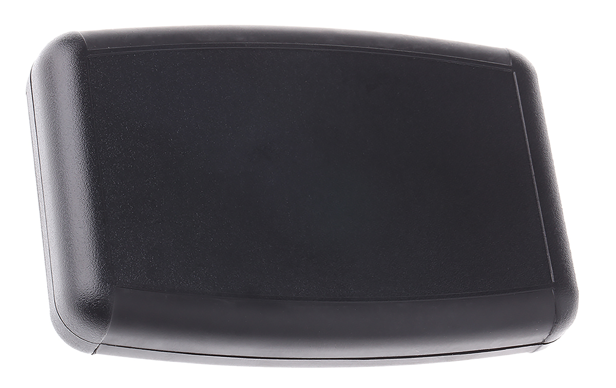 Hammond 1553 Series Black ABS Handheld Enclosure, Integral Battery Compartment, IP54, 117.24 x 79 x 24mm