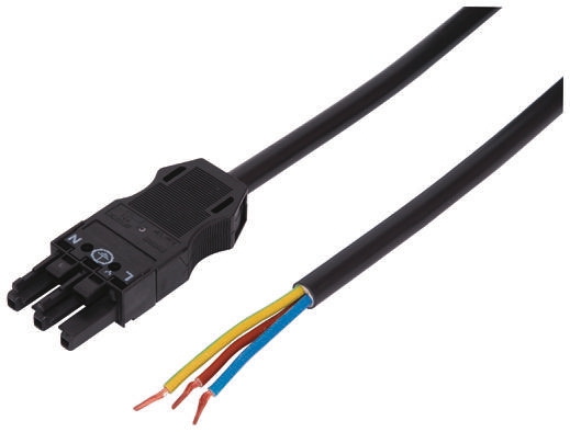 WAGO WINSTA Socket to Unterminated Power Cord, 3m