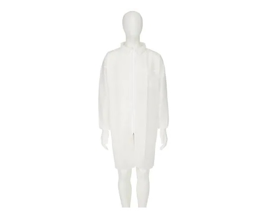 3M White Unisex Visitor Coat, XXL