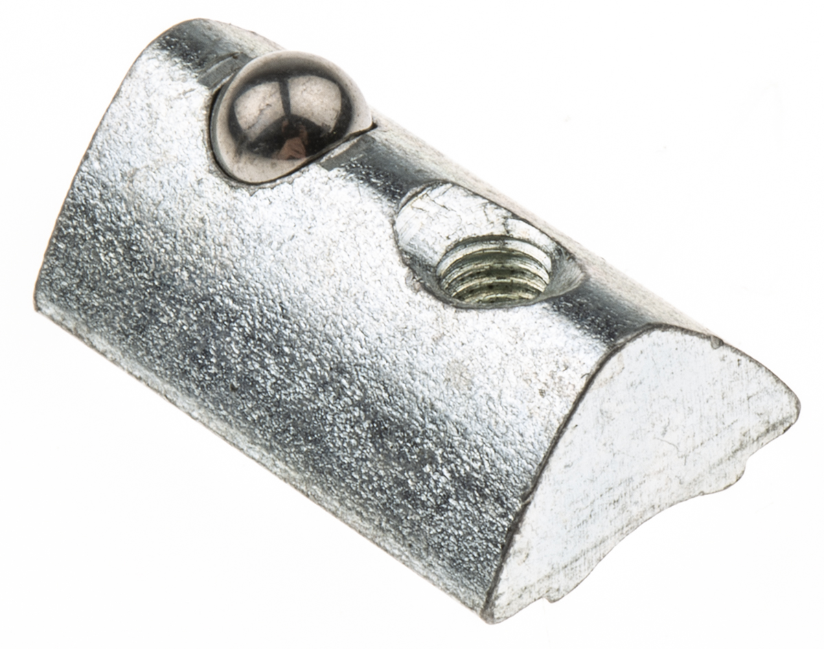 RS PRO M4 T-Slot Nut, Connecting Component, Strut Profile 30 mm, Groove Size 6mm