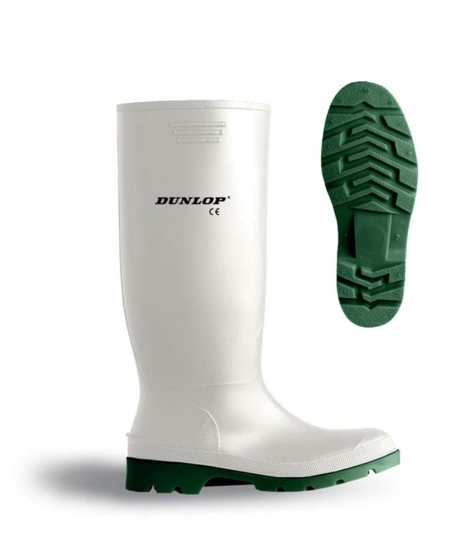 Dunlop White Unisex Safety Wellingtons, UK 9, EU 43