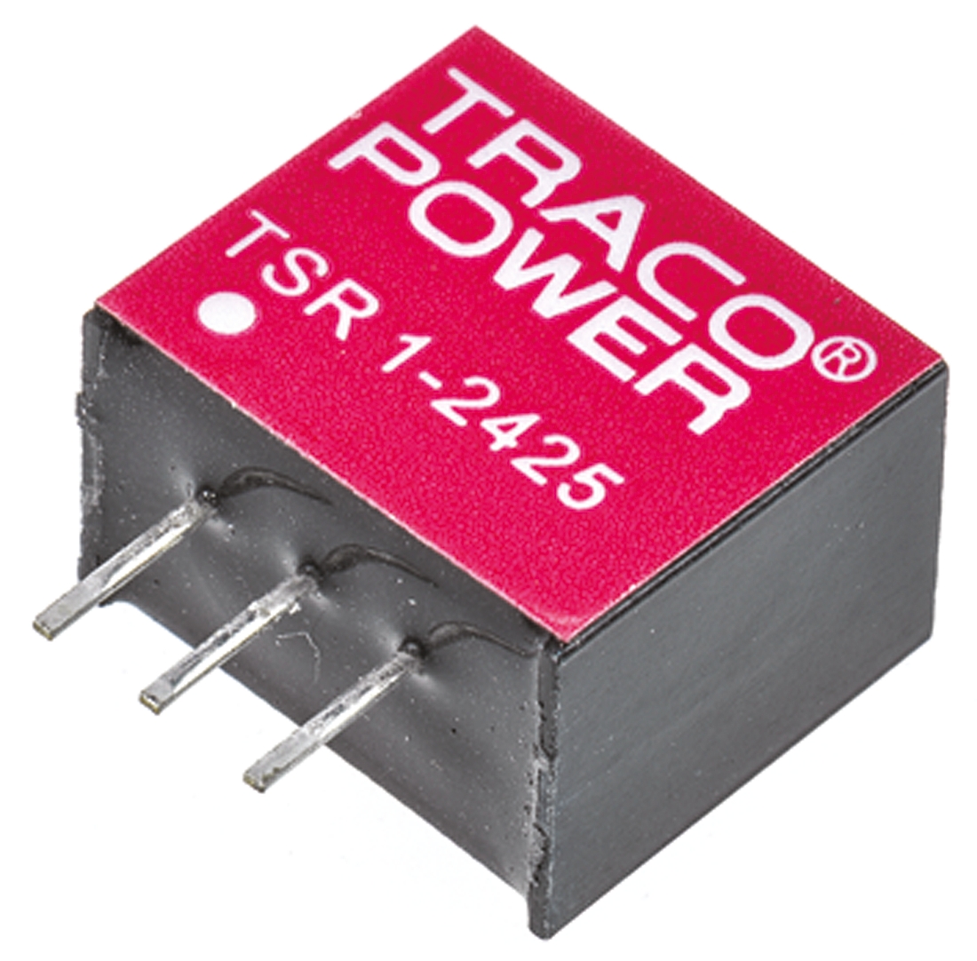 TRACOPOWER Switching Regulator, Through Hole, 2.5V dc Output Voltage, 4.6 → 36V dc Input Voltage, 1A Output