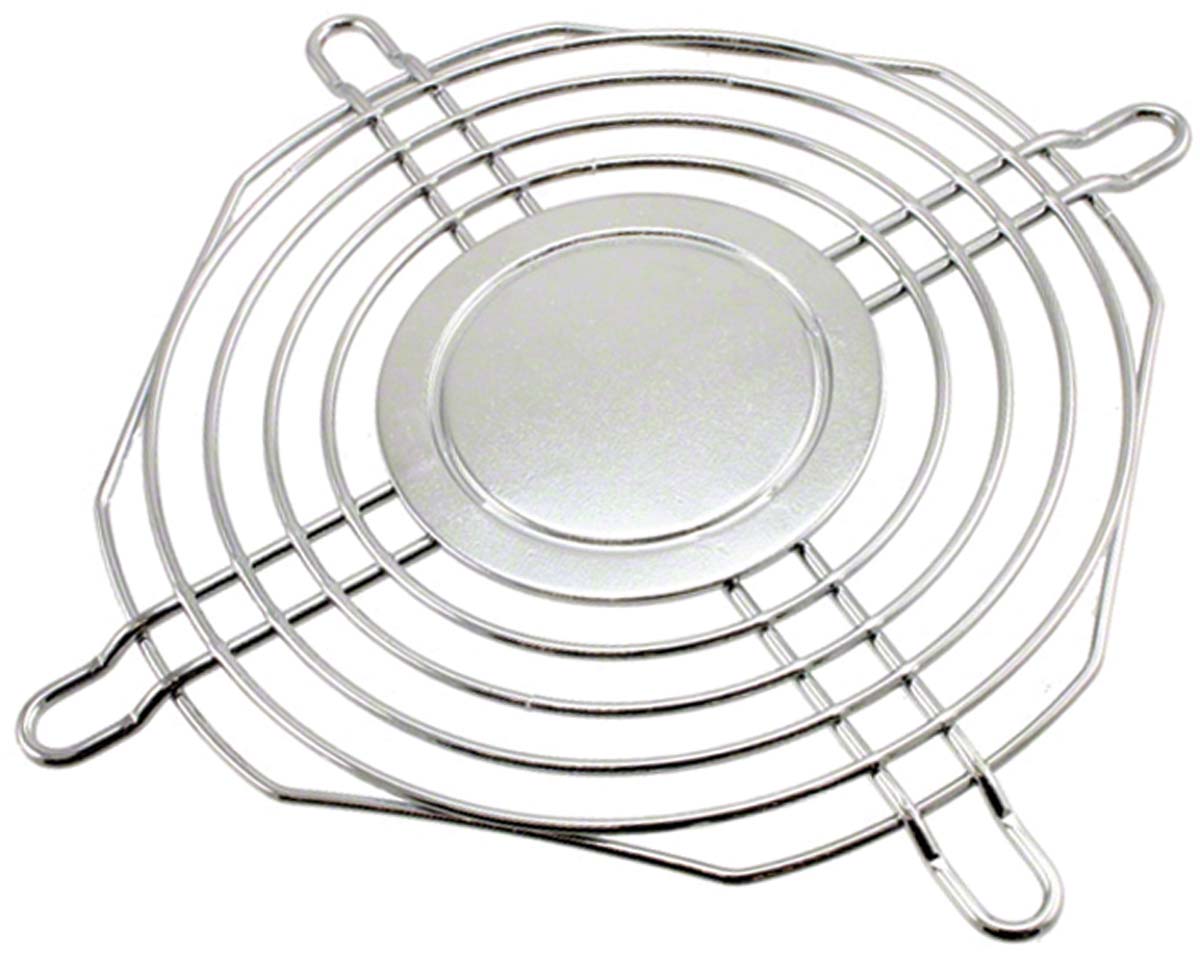 ebm-papst LZ32-4 Series Metal, Steel Finger Guard for 80mm Fans, 71.5mm Hole Spacing, 78.2 x 78.2mm