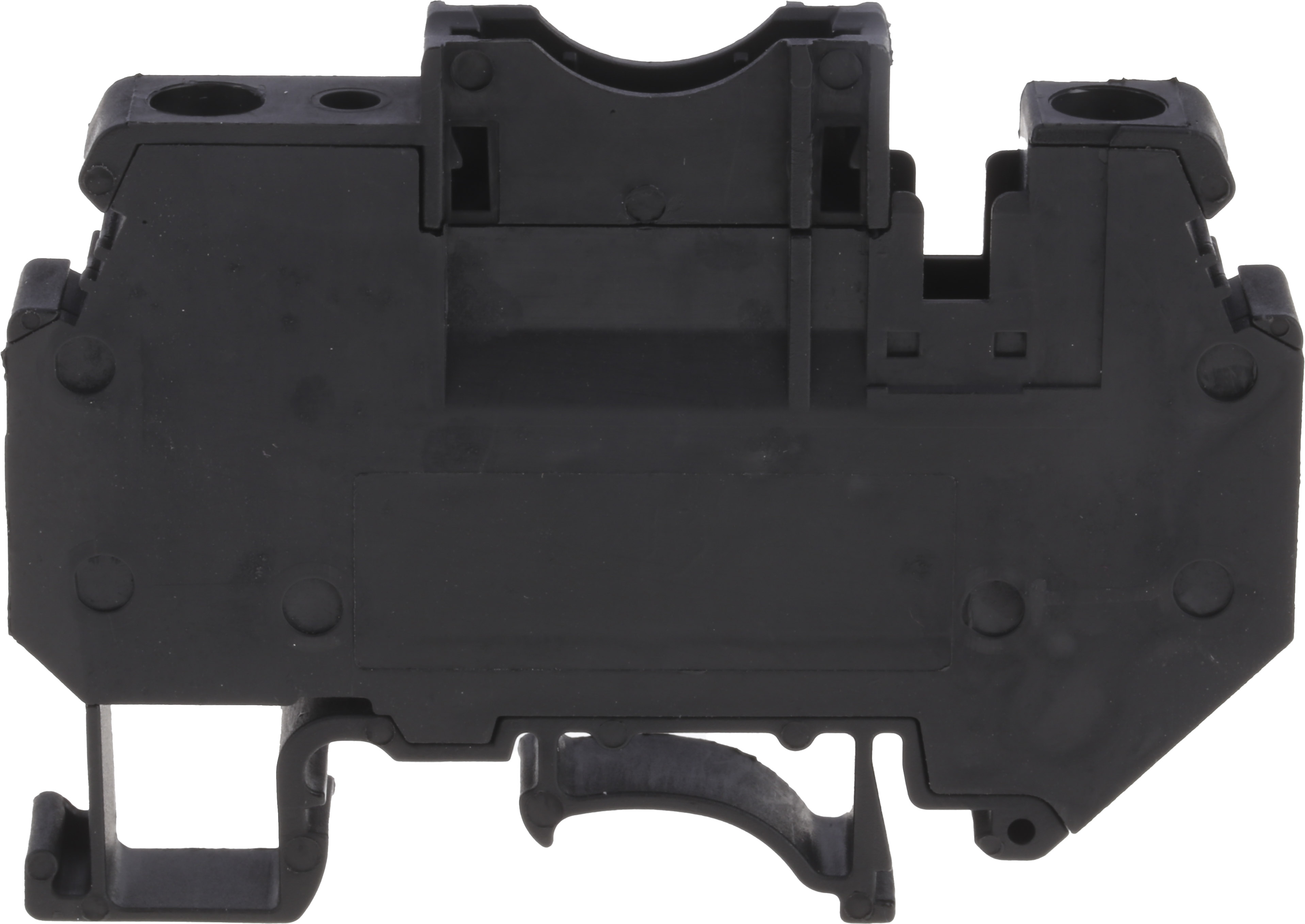 Phoenix Contact UK 6-FSI/C Series Black Fused DIN Rail Terminal, Single-Level, Screw Termination, Fused