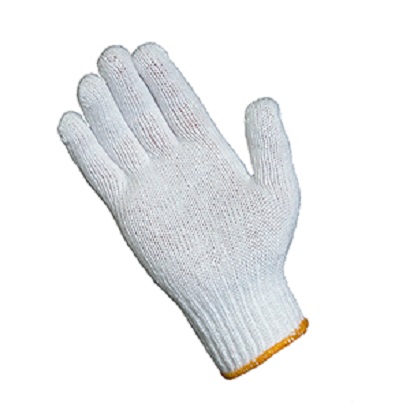 Liscombe White Mixed Fibre Cotton Work Gloves, Size 10