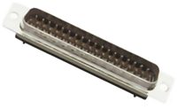 MH Connectors MH105 15 Way Cable Mount D-sub Connector Plug, 2.77mm Pitch