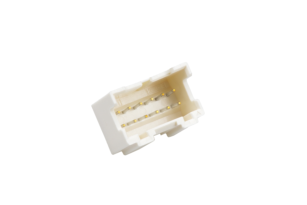 JST PAD Series Straight Through Hole PCB Header, 12 Contact(s), 2 mm Pitch, 2 Row, Shrouded