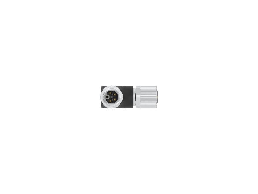 TE Connectivity Male 5 way M12 to Female 5 way M12 Sensor Actuator Cable, 1.5 m