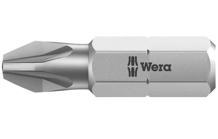 Wera Phillips Driver Bit, 25 mm Tip