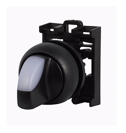 Eaton RMQ Titan Series 2 Position Selector Switch Head, 22mm Cutout, White Handle