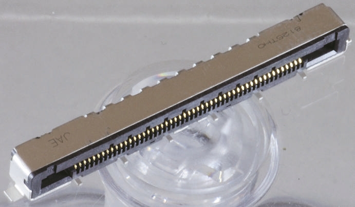 JAE, FI-R 0.5mm Pitch 51 Way 1 Row Right Angle Surface Mount LVDS Connector, Receptacle, Solder Termination