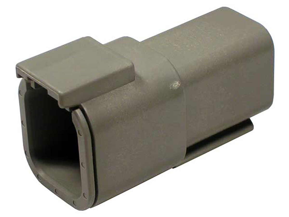 Deutsch, DTM Automotive Connector Socket Grey 6 Way DTM04-6P
