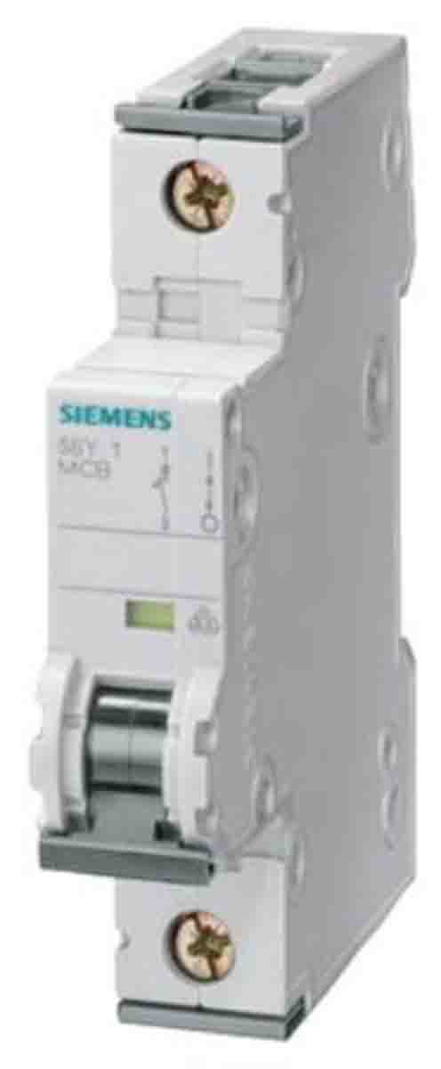 Siemens SENTRON 5SY6 MCB, 1P, 13A Curve C, 6 kA Breaking Capacity