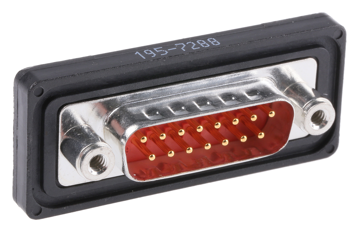 FCT from Molex FWD 15 Way Panel Mount D-sub Connector Plug