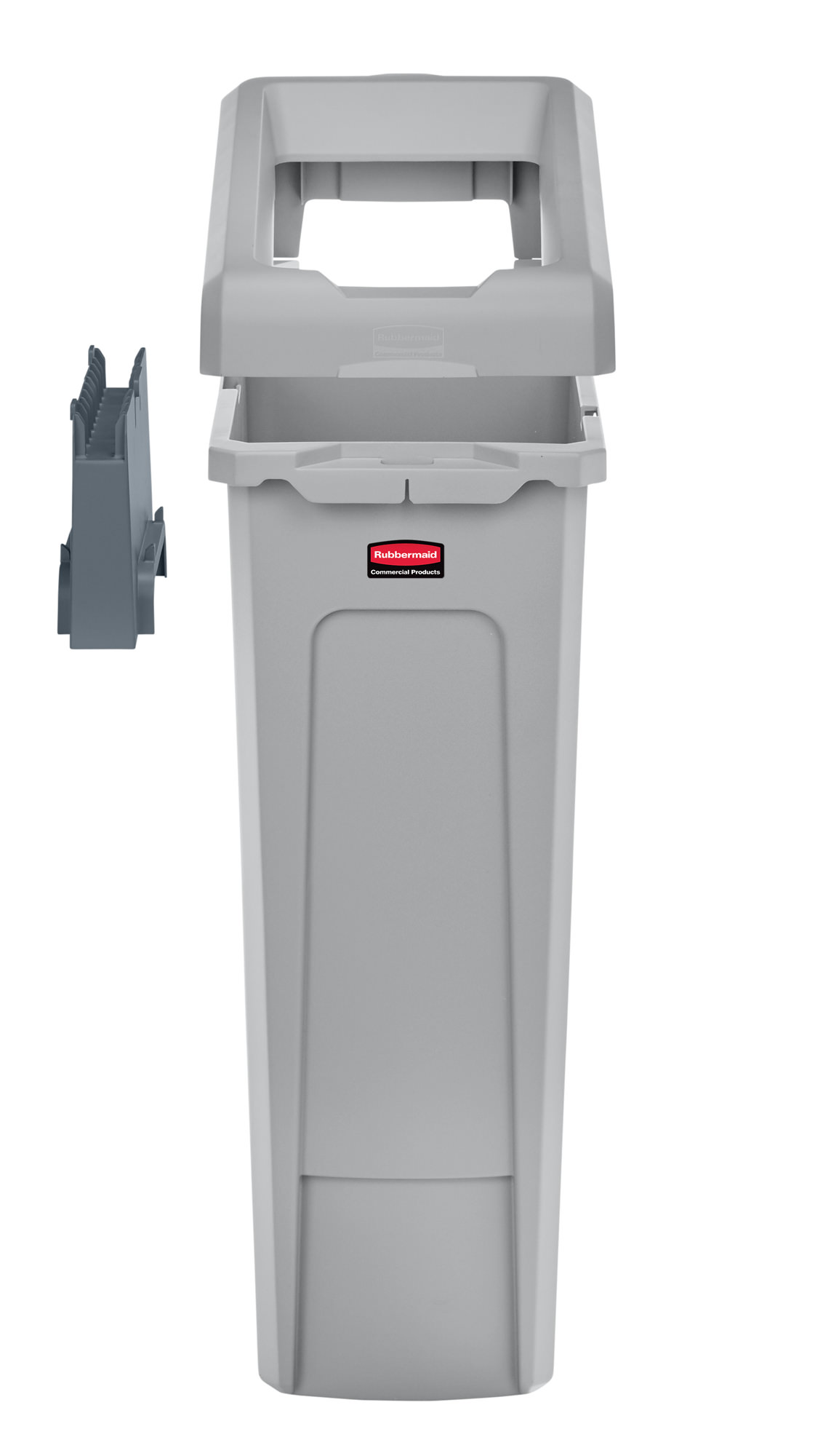 Rubbermaid Commercial Products Rubbermaid 87L Grey Hinged Plastic Waste Bin