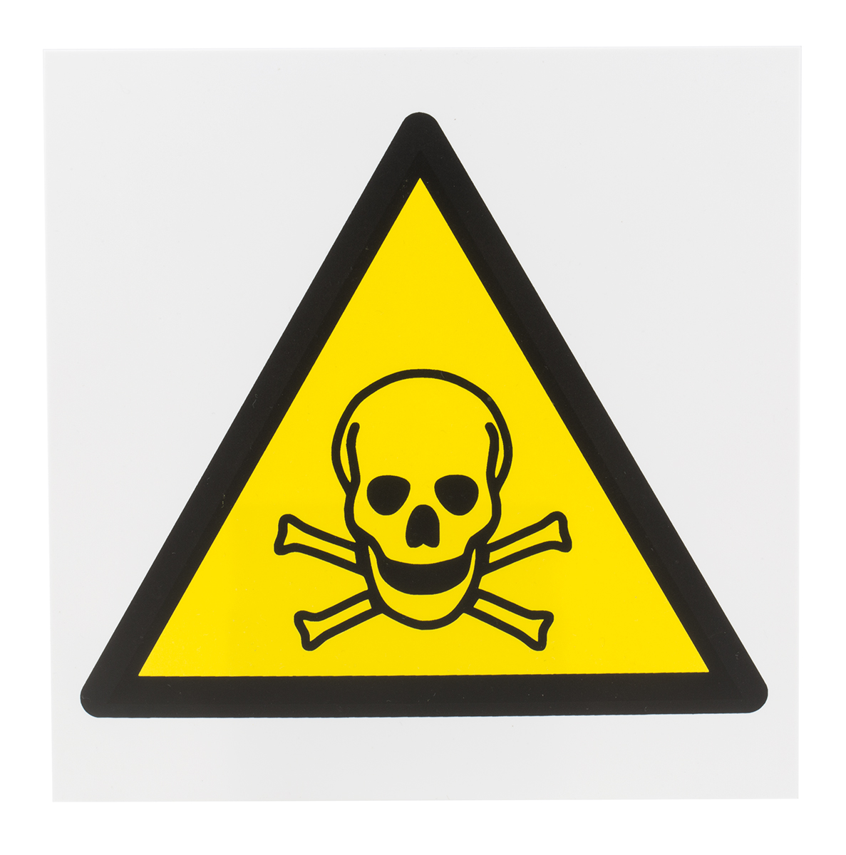 RS PRO Hazardous Substances Hazard Warning Sign