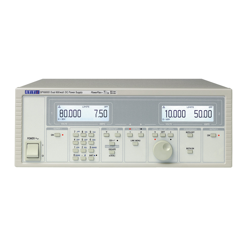 Aim-TTi QPX Series Digital Bench Power Supply, 0 → 80V, 0 → 50A, 2-Output, 1.2kW