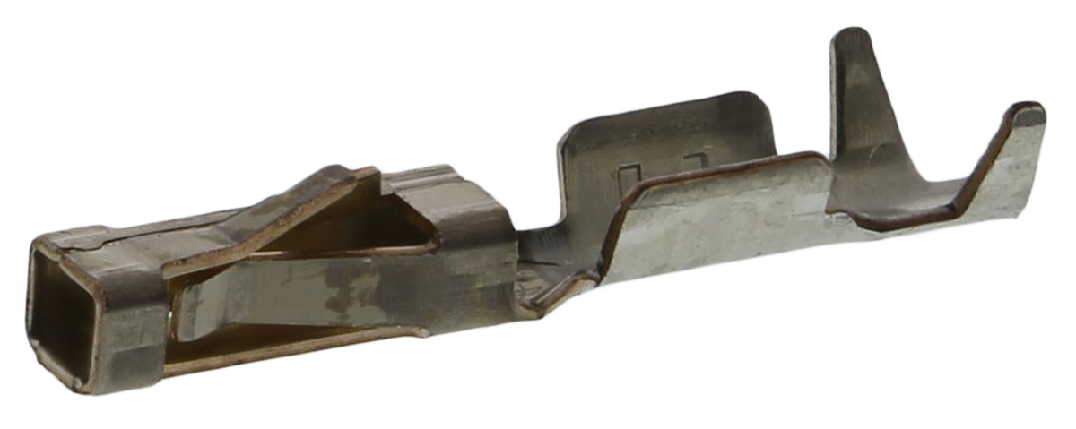 TE Connectivity AMPMODU Short Point Series Female Crimp Terminal, 26AWG Min, 22AWG Max