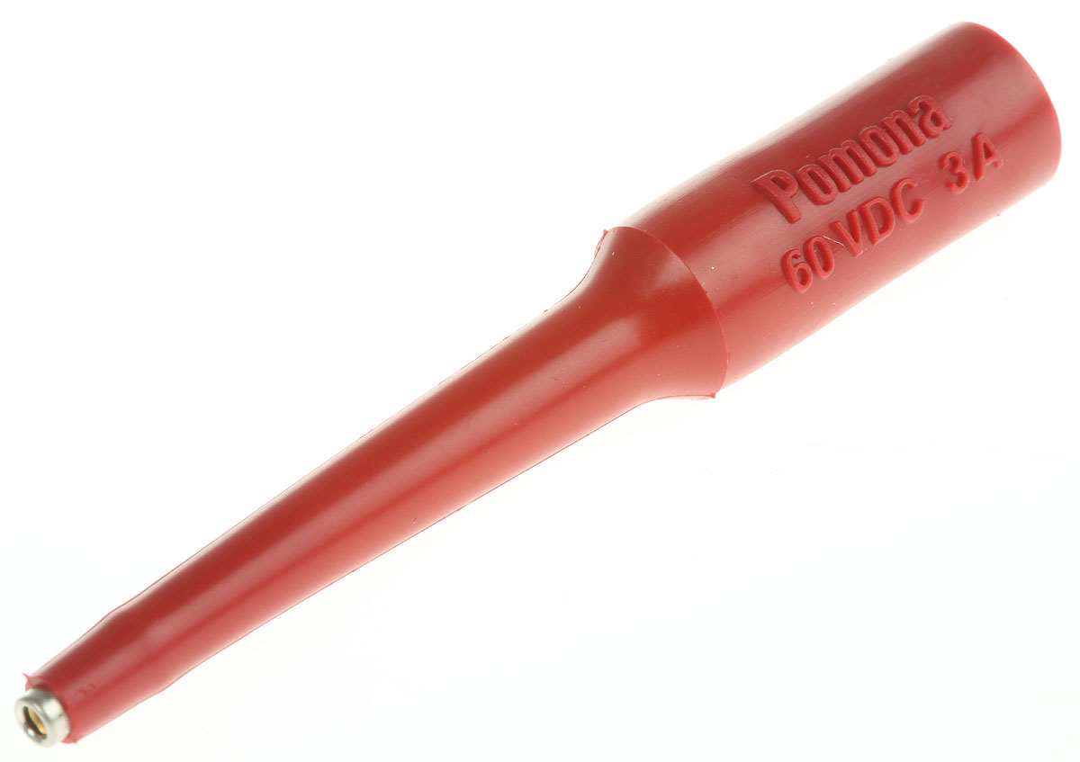 Fluke Red, Female Test Connector Adapter With Brass, Copper contacts and Gold, Nickel Plated