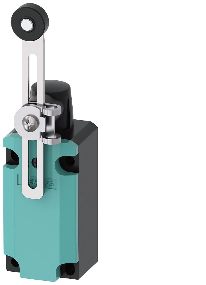 Siemens 3SE5 Series Adjustable Roller Lever Limit Switch, 1NC/1NO, IP66, IP67, Metal Housing, 400V ac Max, 4A Max