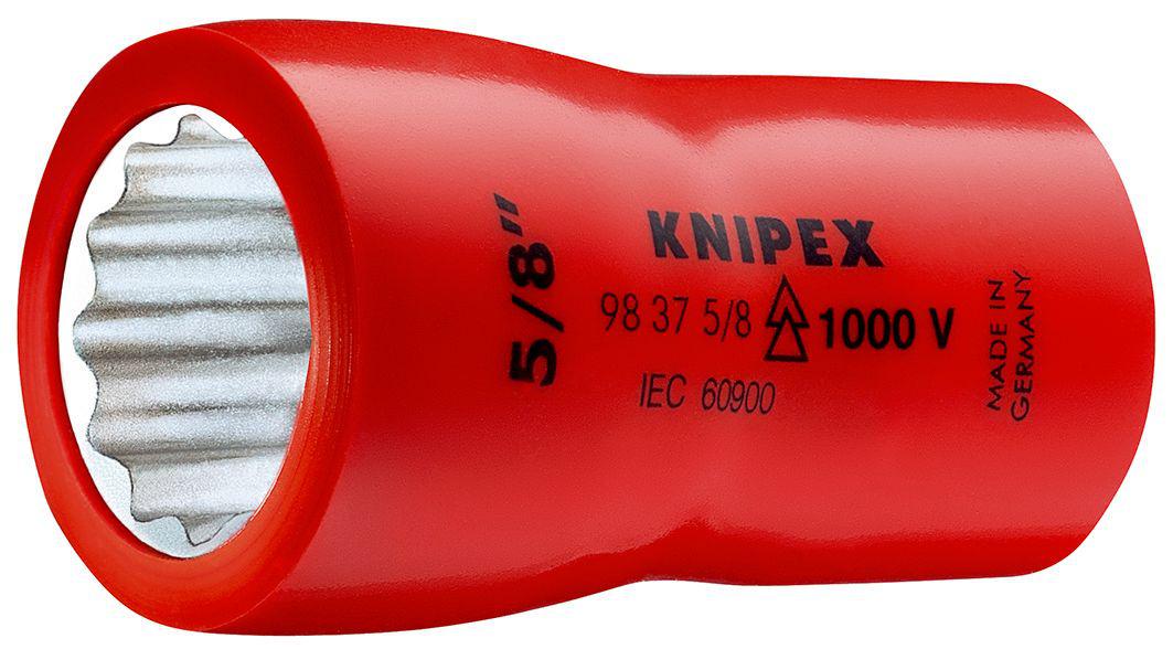 Knipex 1/2" 3/8 in Hex Socket, 44 mm Overall
