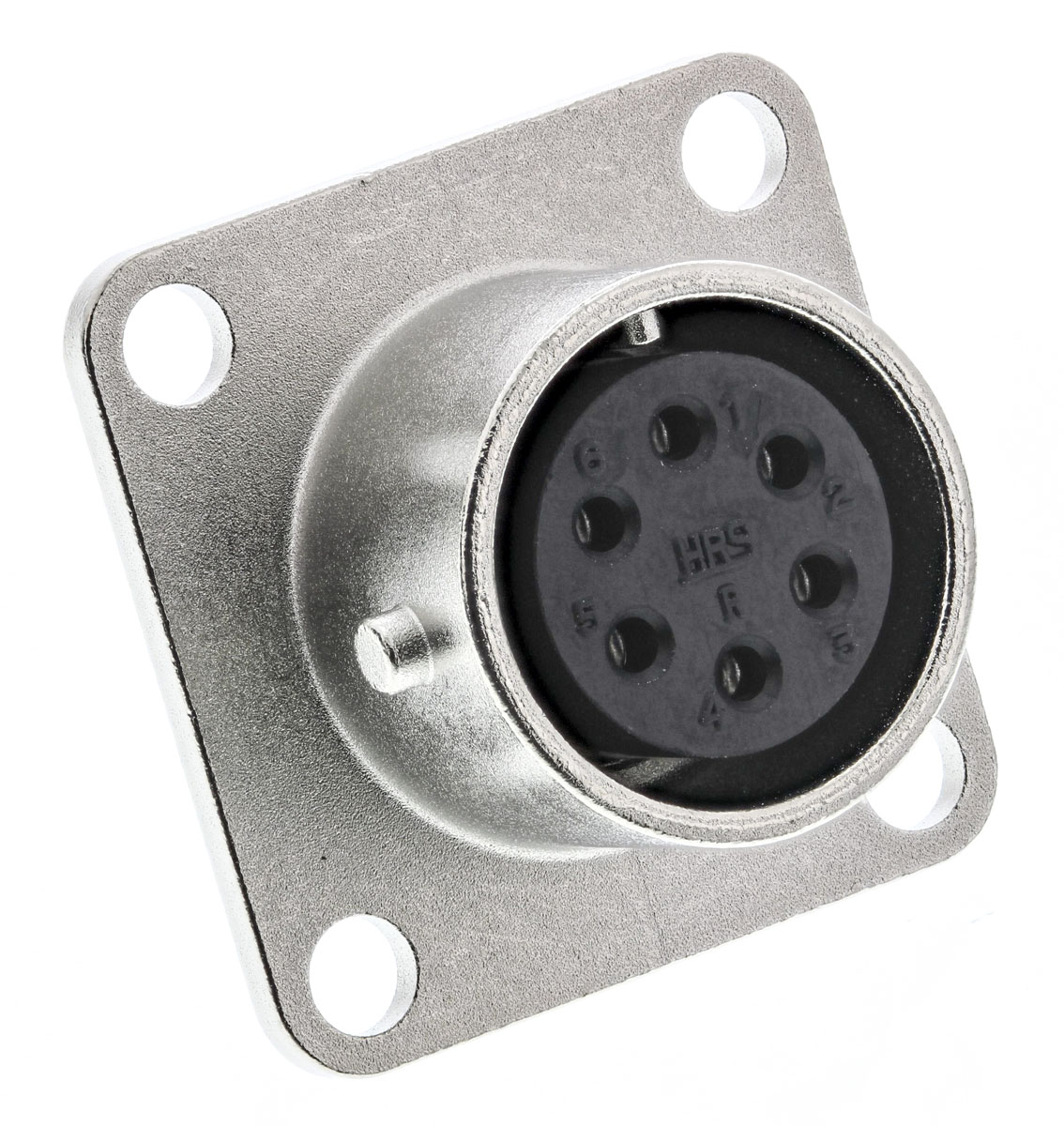 Hirose Circular Connector, 6 Contacts, Panel, Miniature Connector, Socket, Female, RM Series