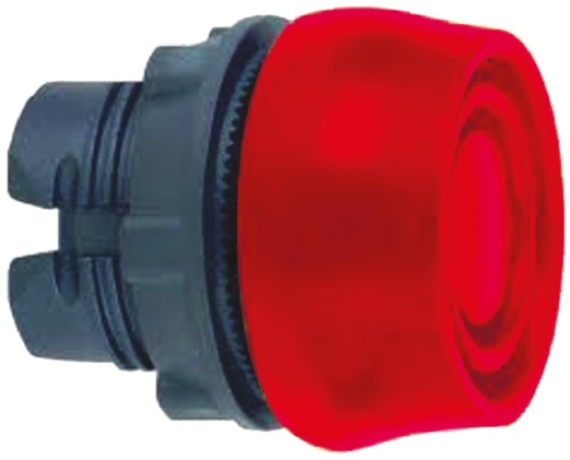 Schneider Electric Harmony XB5 Series Red Spring Return Push Button Head, 22mm Cutout, IP66, IP67, IP69K