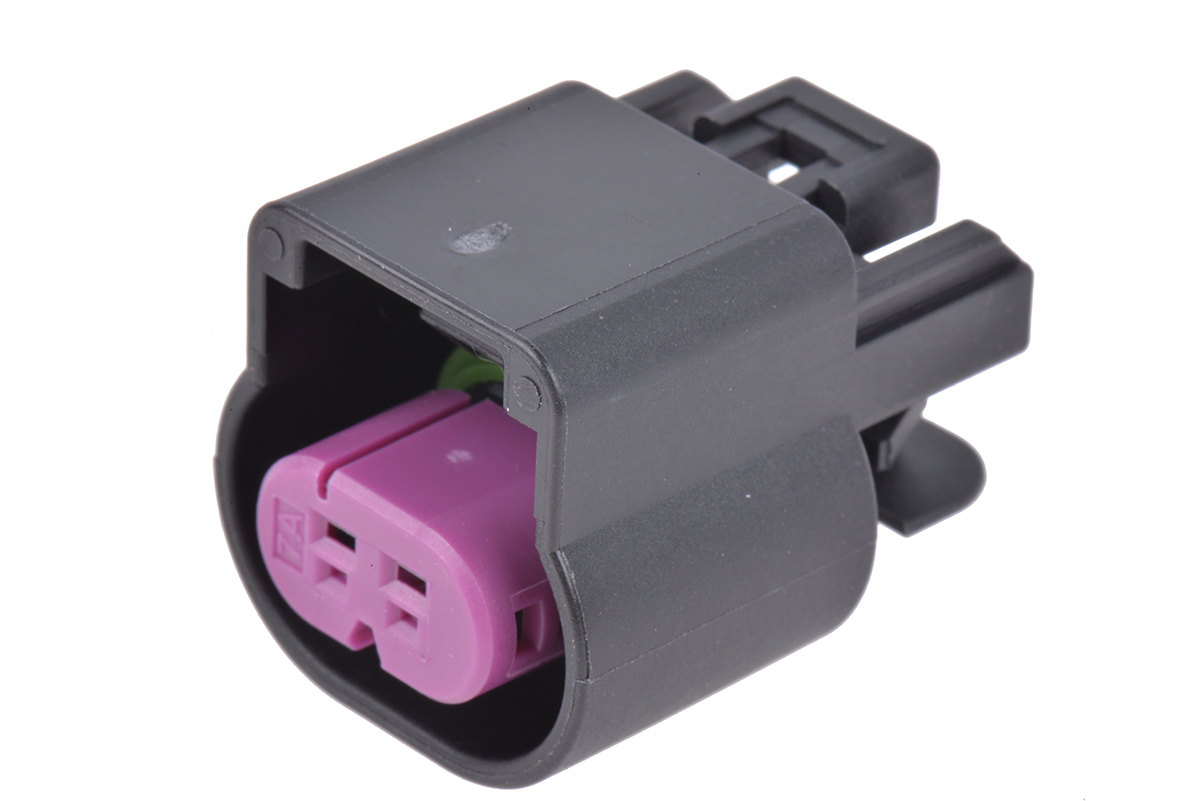 Delphi, GT 150 Automotive Connector Socket Black Cable Mount 2 Way, Crimp Termination 13510085