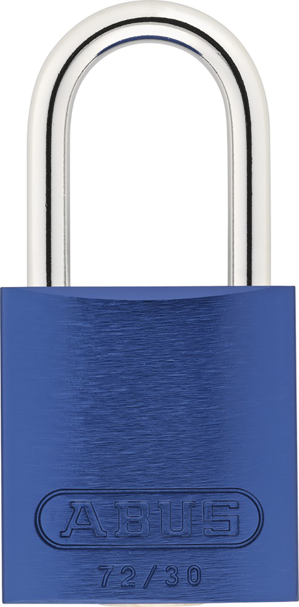 ABUS 72/30 Key Weatherproof Aluminium, Steel Safety Padlock, 4.4mm Shackle, 31.8mm Body