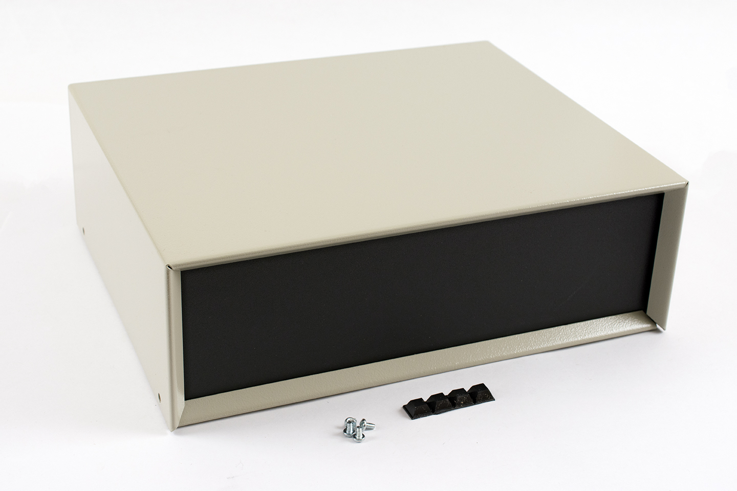 Hammond 1426 Beige, Aluminium & Steel Enclosure, 305 x 254 x 102mm