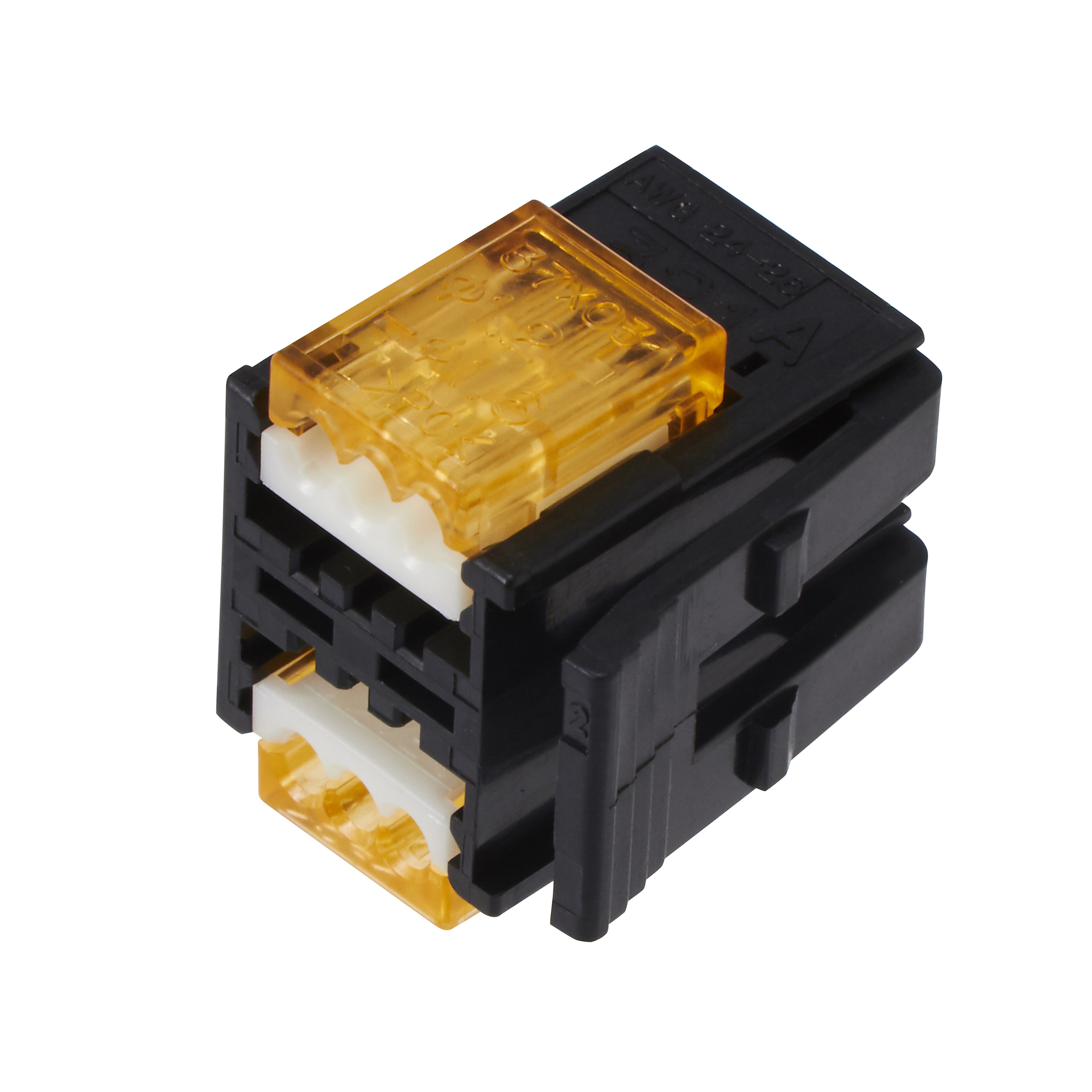 3M 371 Series Terminal Plug, 4-Way, 3A, 20 → 26 AWG Wire, IDC Termination