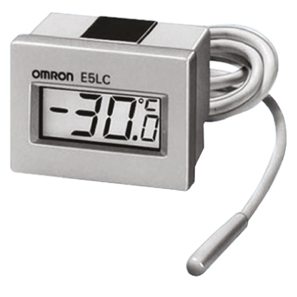 Omron E5LC Panel Mount On/Off Temperature Controller, 48 x 48mm, 100 → 240 V ac Supply Voltage ON/OFF