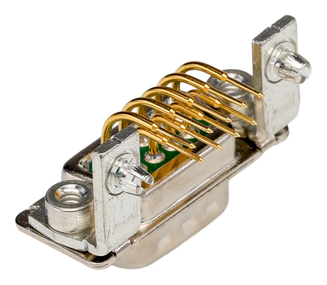 HARTING D-Sub Filter 9 Way Right Angle Through Hole D-sub Connector Plug, 2.54mm Pitch