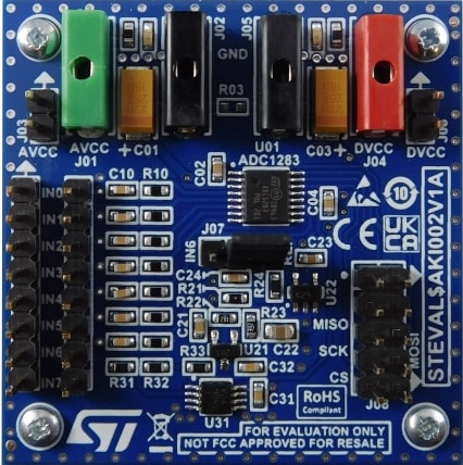 STMicroelectronics Evaluation Board Evaluation Board for ADC1283 for ADC1283