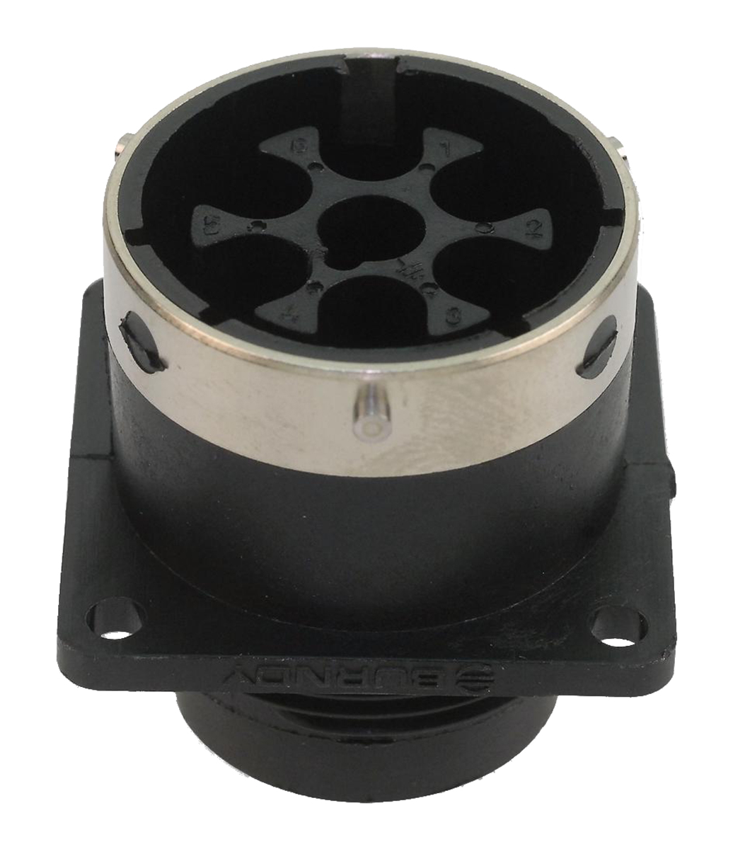 Souriau Sunbank by Eaton Circular Connector, 7 Contacts, Panel, Standard Connector, Socket, Male, IP65, UTG Series