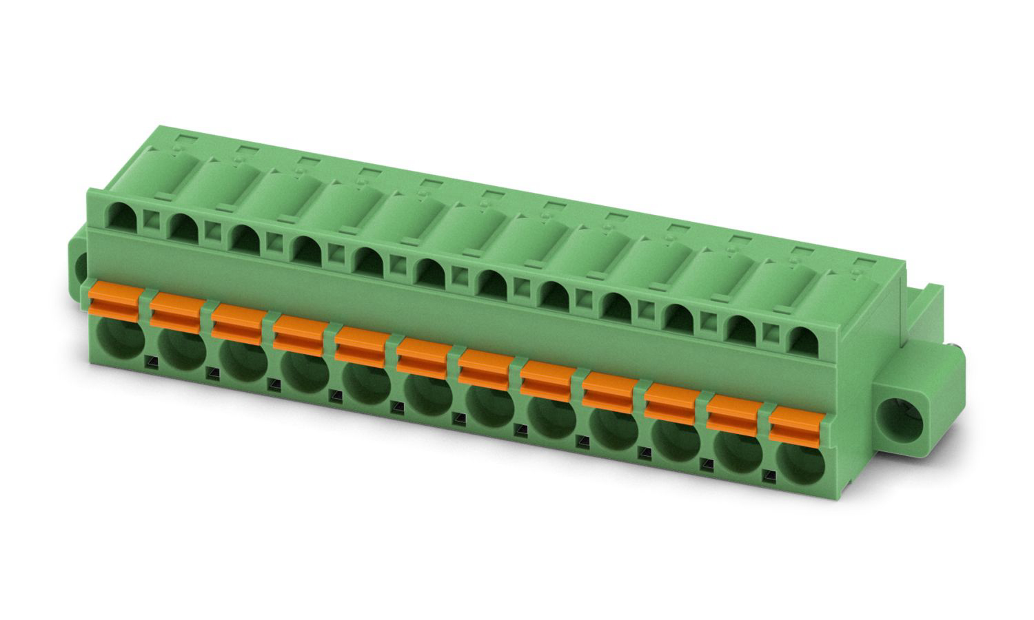 Phoenix Contact, 5.08mm Pitch, FKC 2.5/12-STF-5.08 EX, 12 Way, Pluggable Terminal Block, Plug, Spring Cage Termination,