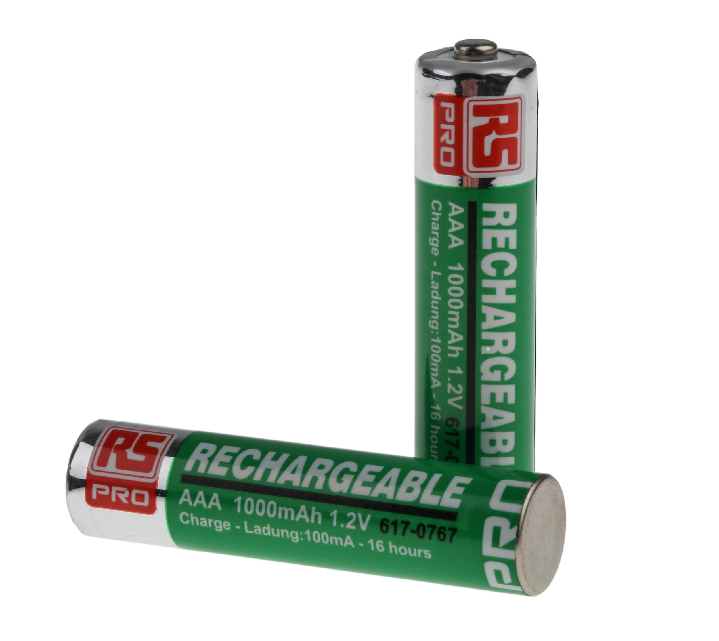 RS PRO NiMH Rechargeable AAA Battery, 1Ah, 1.2V