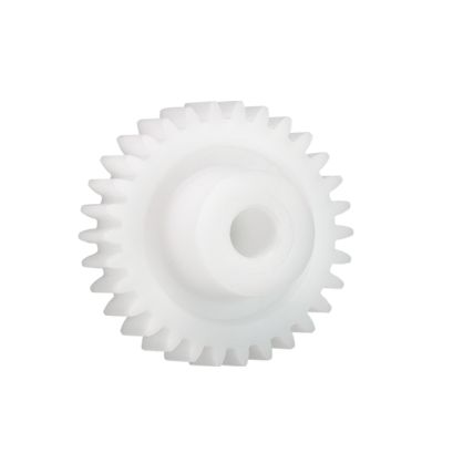 Igus Iguform S270 17 Teeth Spur Gear, 2 Module, 10mm Bore Diam, 42.5mm Pitch Diam, 20mm Hub Diam
