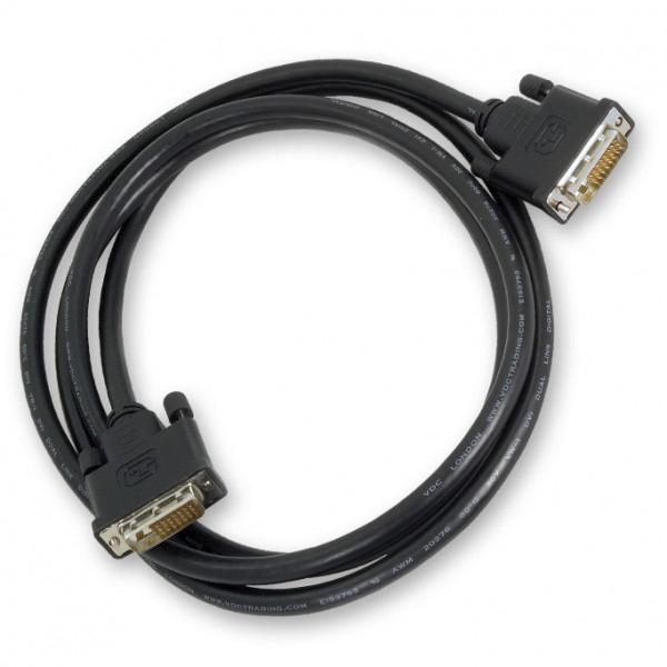 Van Damme, Male DVI-D Dual Link to Male DVI-D Dual Link Cable, 2m