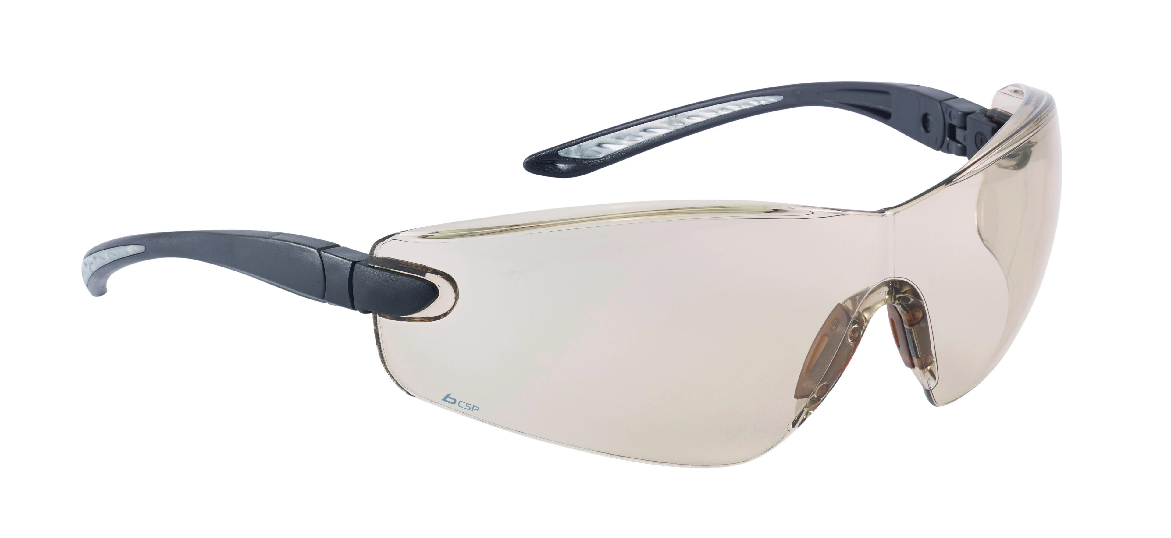 Bolle Safety COBRA Anti-Mist Safety Glasses, Brown PC Lens