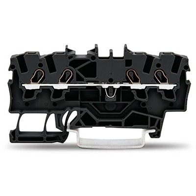 WAGO 2001-1405 TOPJOB S Series Black, 1.5mm², 1-Level, Push-In Cage Clamp Termination, ATEX, EAC Ex, IECEx
